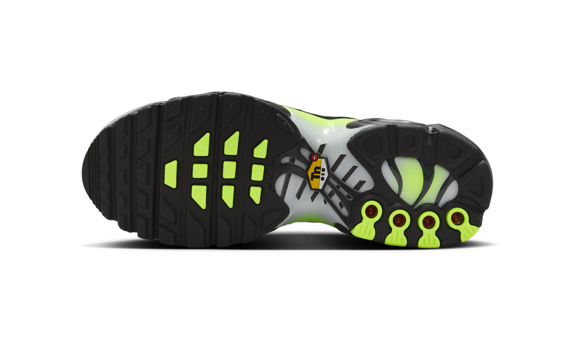 Nike Air Max Plus White/Pearl Grey/Black/Neon Yellow