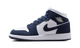 Air Jordan 1 Mid Obsidian/White/Grey Fog/Obsidian