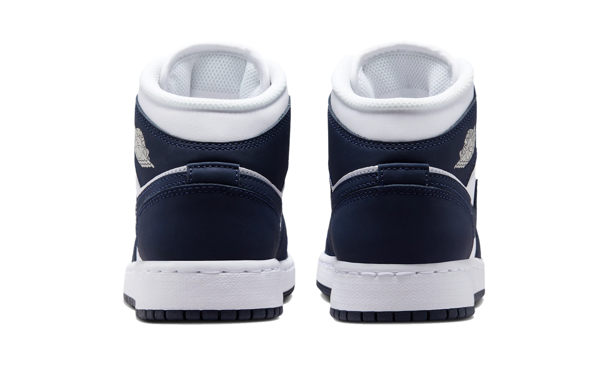 Air Jordan 1 Mid Obsidian/White/Grey Fog/Obsidian