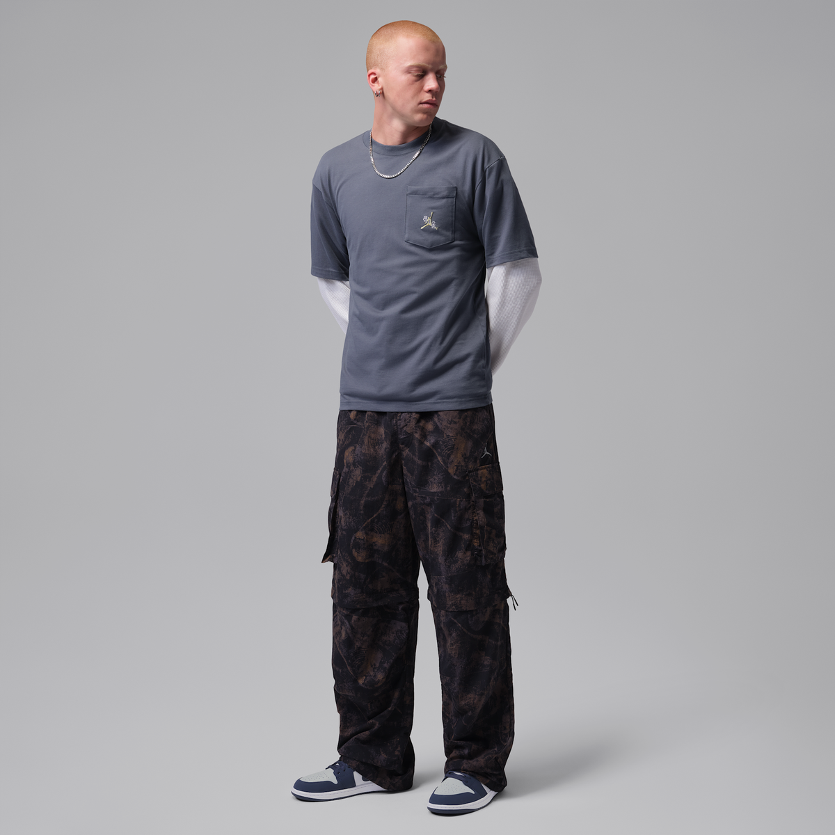 Air Jordan 1 Low Obsidian/Grey Fog/Pink Foam/Obsidian