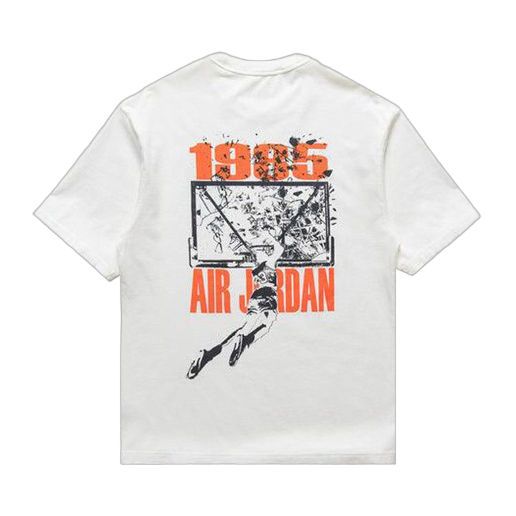 Air Jordan Brooklyn Oversized Graphic T-Shirt Sail/Off Black