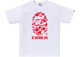 BAPE A Bathing Ape T-Shirt ABC Camo T-Shirt White Pink