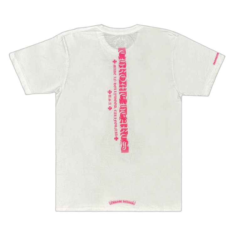 Chrome Hearts Made In Hollywood Pocket T-Shirt White/Pink