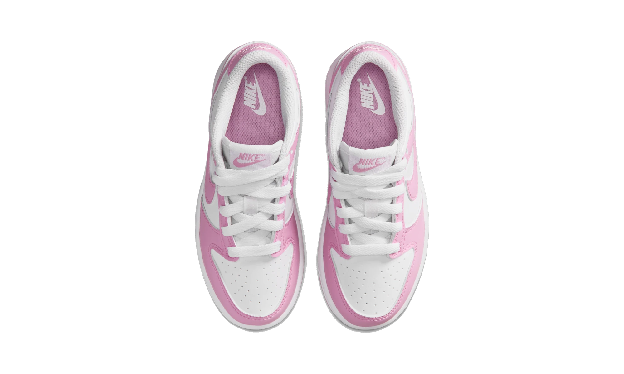 Nike Dunk Low White/White/White/Pink Rise