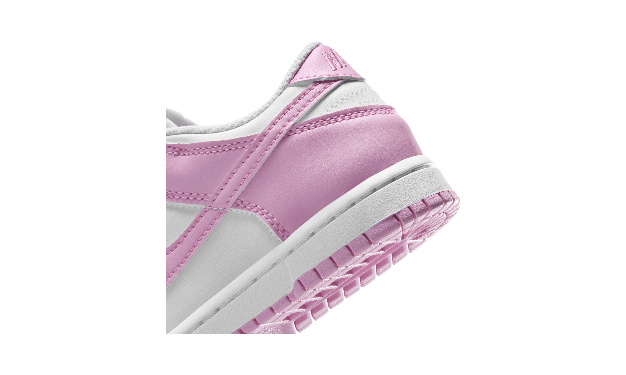 Nike Dunk Low White/White/White/Pink Rise