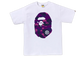 BAPE Color Camo Big Ape Head T-Shirt White Purple