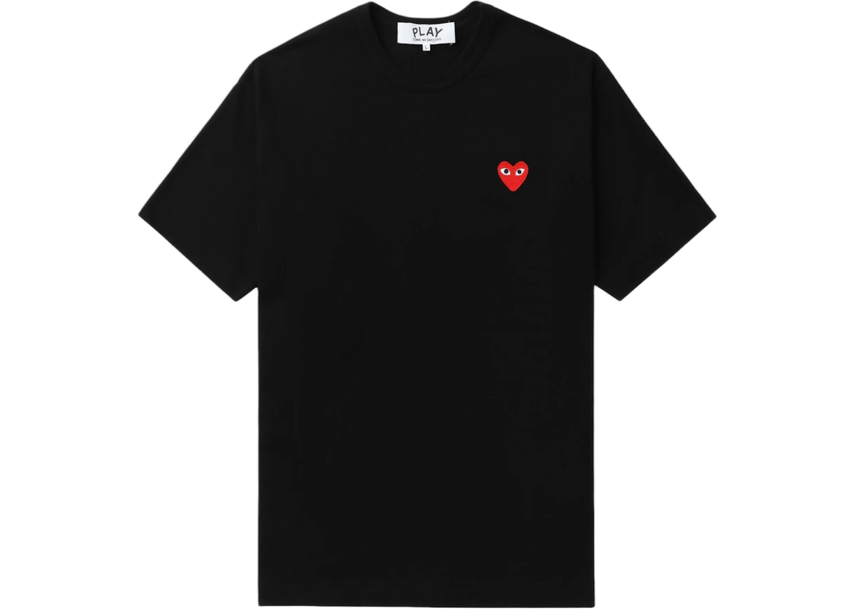 Comme des Garcons PLAY Logo T-Shirt Black/Red