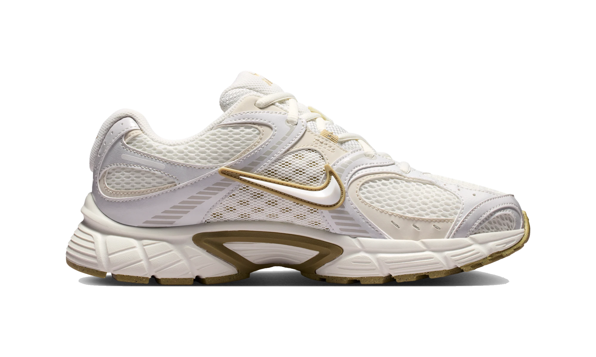 Nike V5 RNR shoes with reflective design accents Sail/Parachute Beige/Light Orewood Brown/Sail