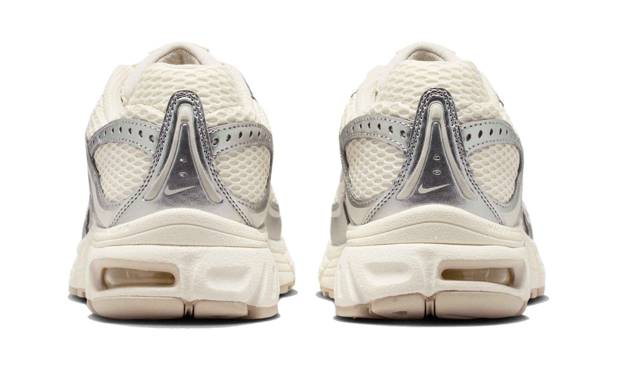Nike Air Max Moto 2K shoes with reflective accents Pale Ivory/Metallic Silver/Light Orewood Brown/Sail