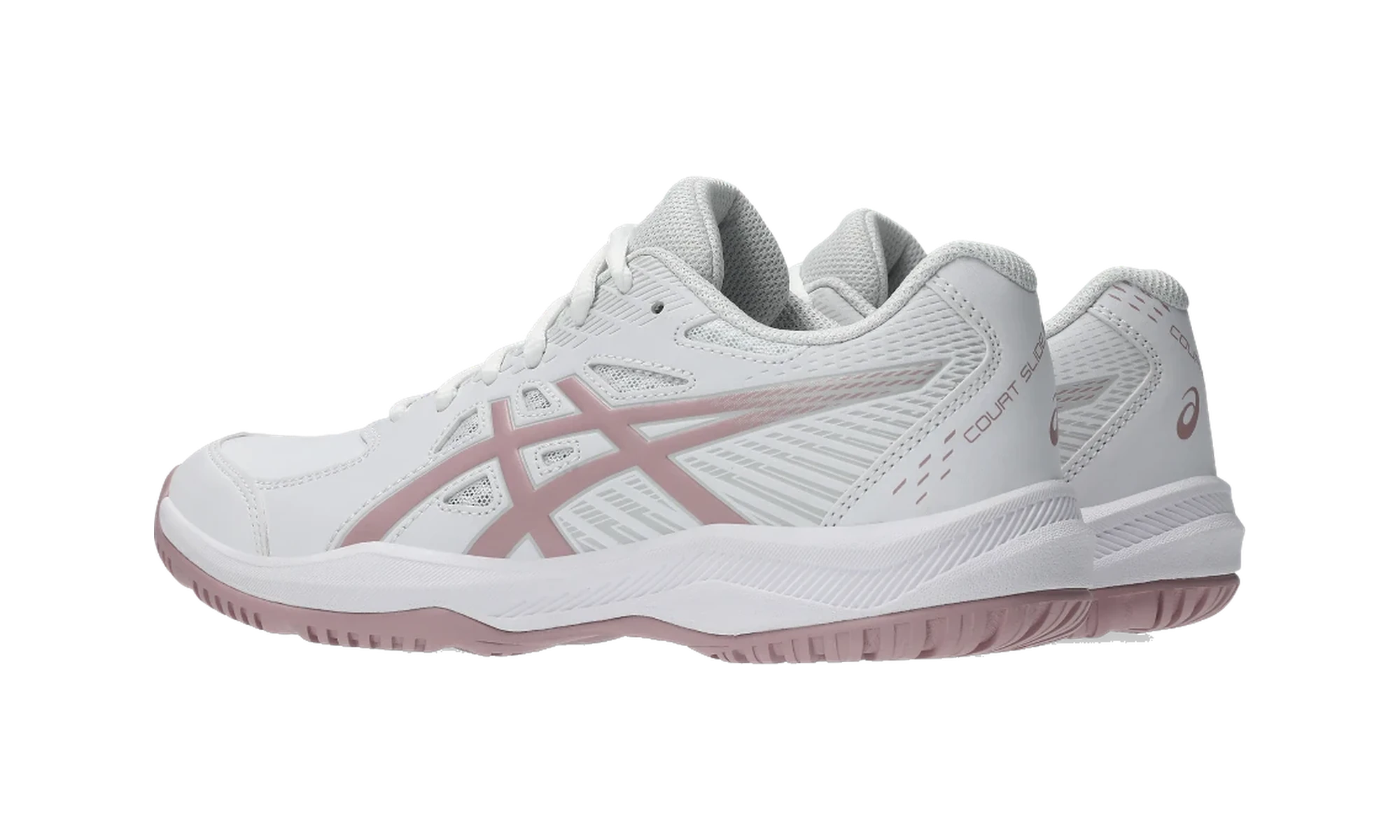 ASICS Court Slide 4 White Morganite