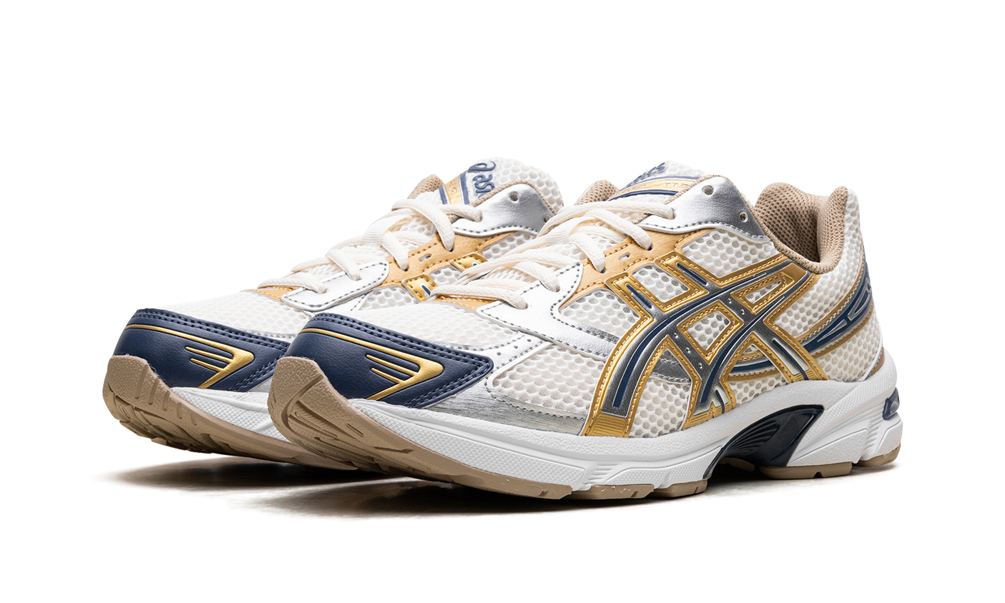 ASICS Gel-1130 Cream Pure Silver Gold Blue