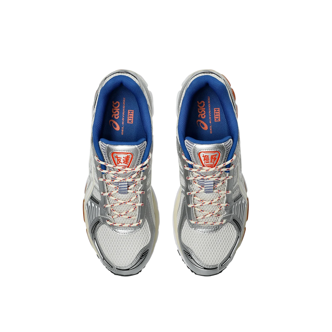 ASICS Gel-Kayano 12.1 Ronnie Fieg Knicks, Cream/Silver/Orange/Blue (1203A555-101)
