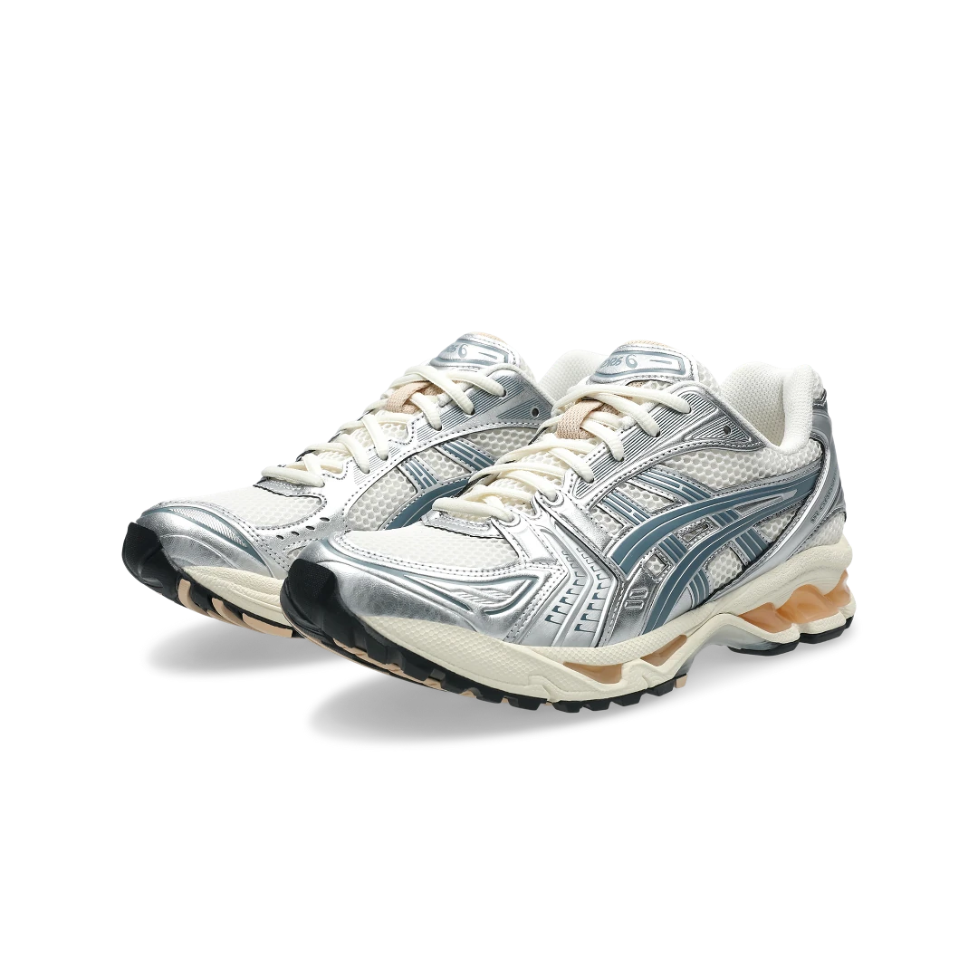 ASICS Gel-Kayano 14 Birch Pure Silver Teal Gold