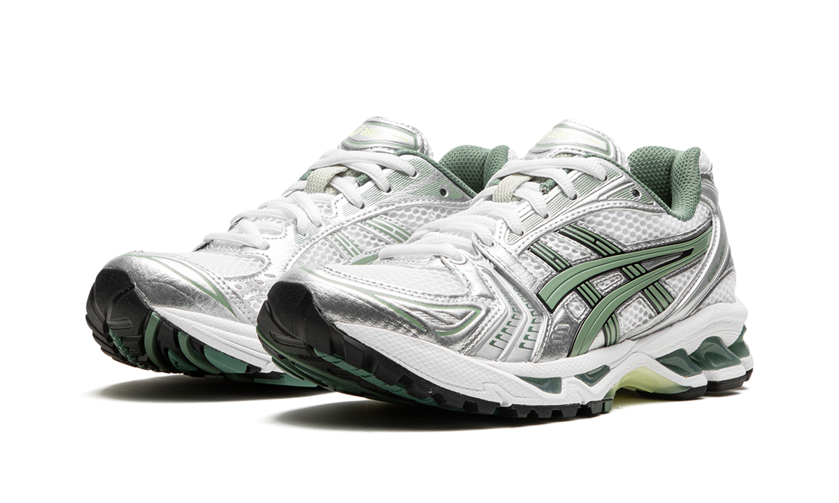ASICS Gel-Kayano 14 White Pure Silver Slate Grey Sage