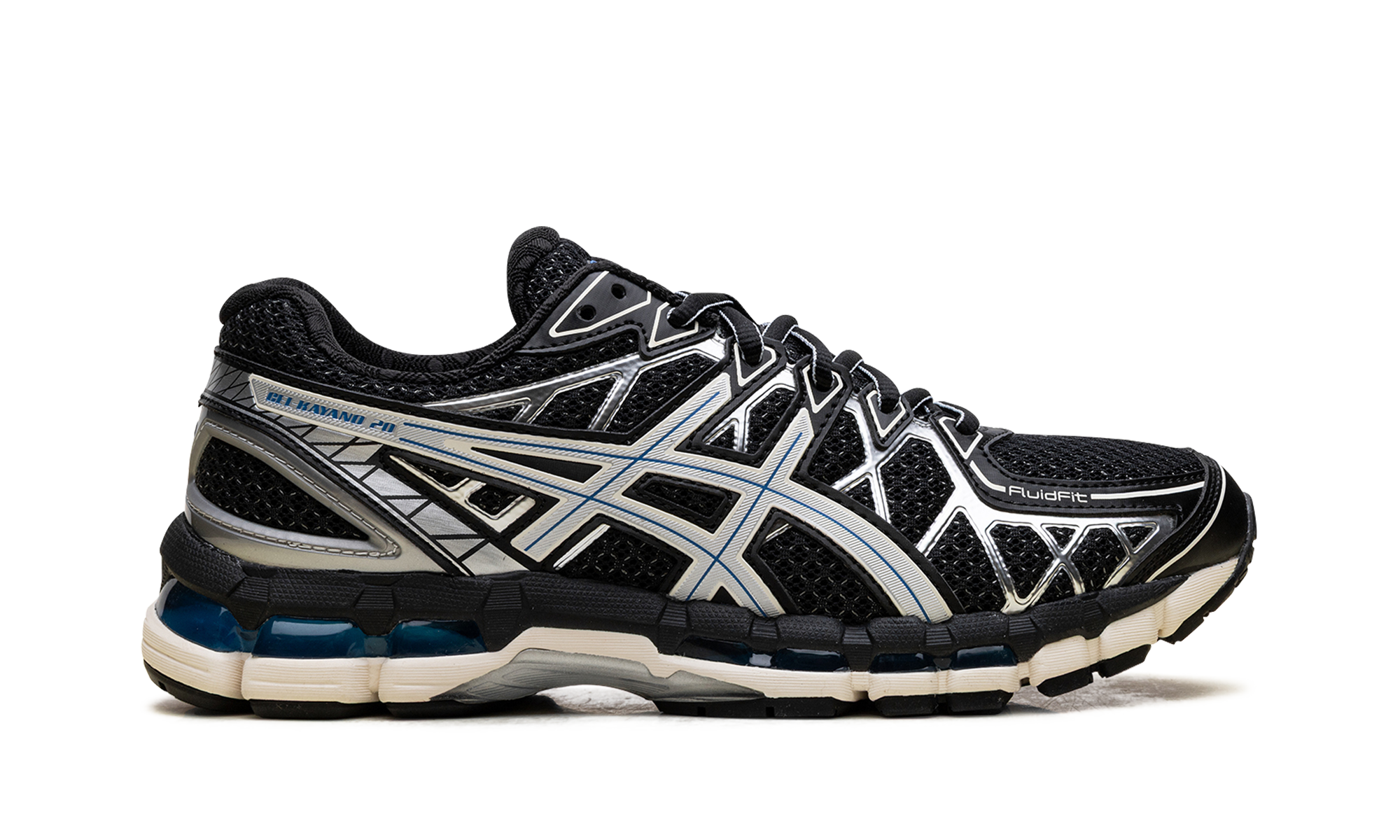ASICS Gel-Kayano 20 Black Pure Silver