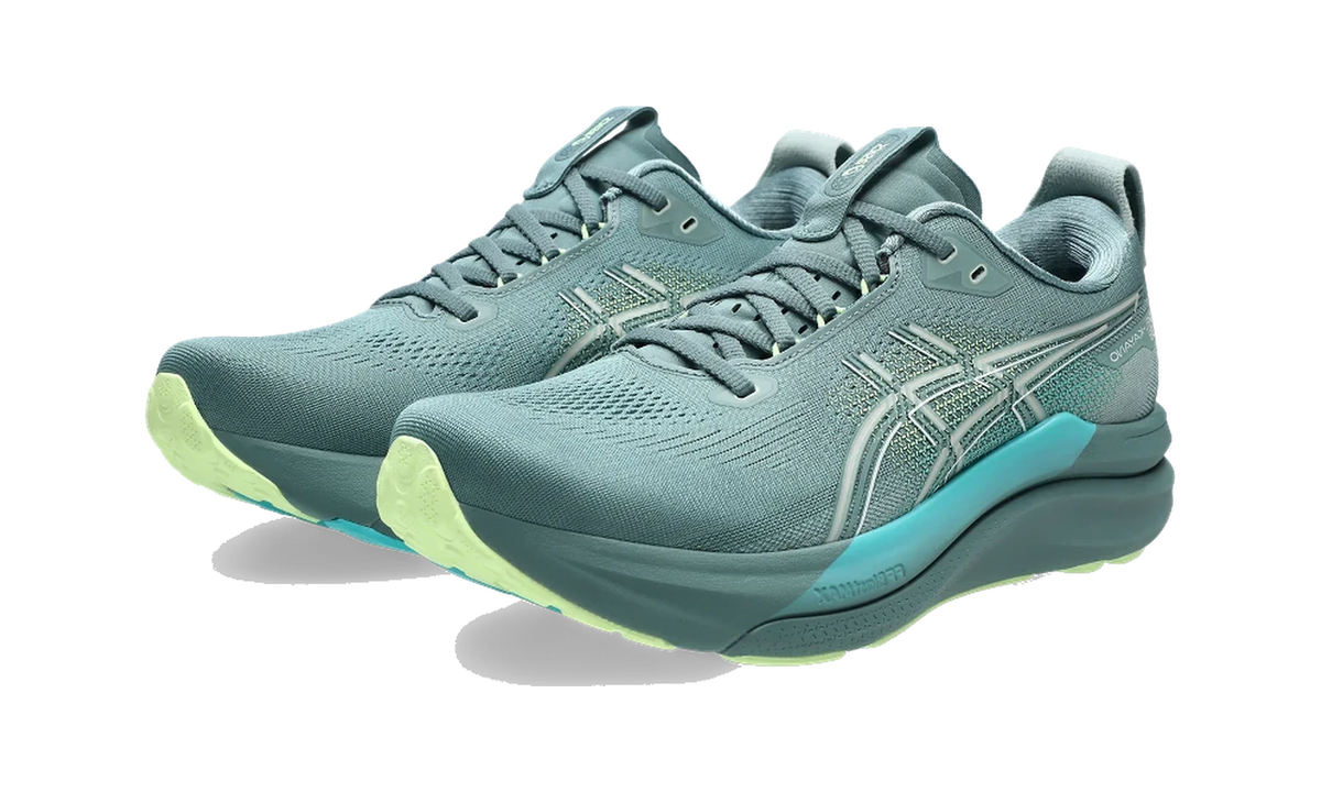 ASICS Gel-Kayano 33 Foggy Teal Illuminate Yellow