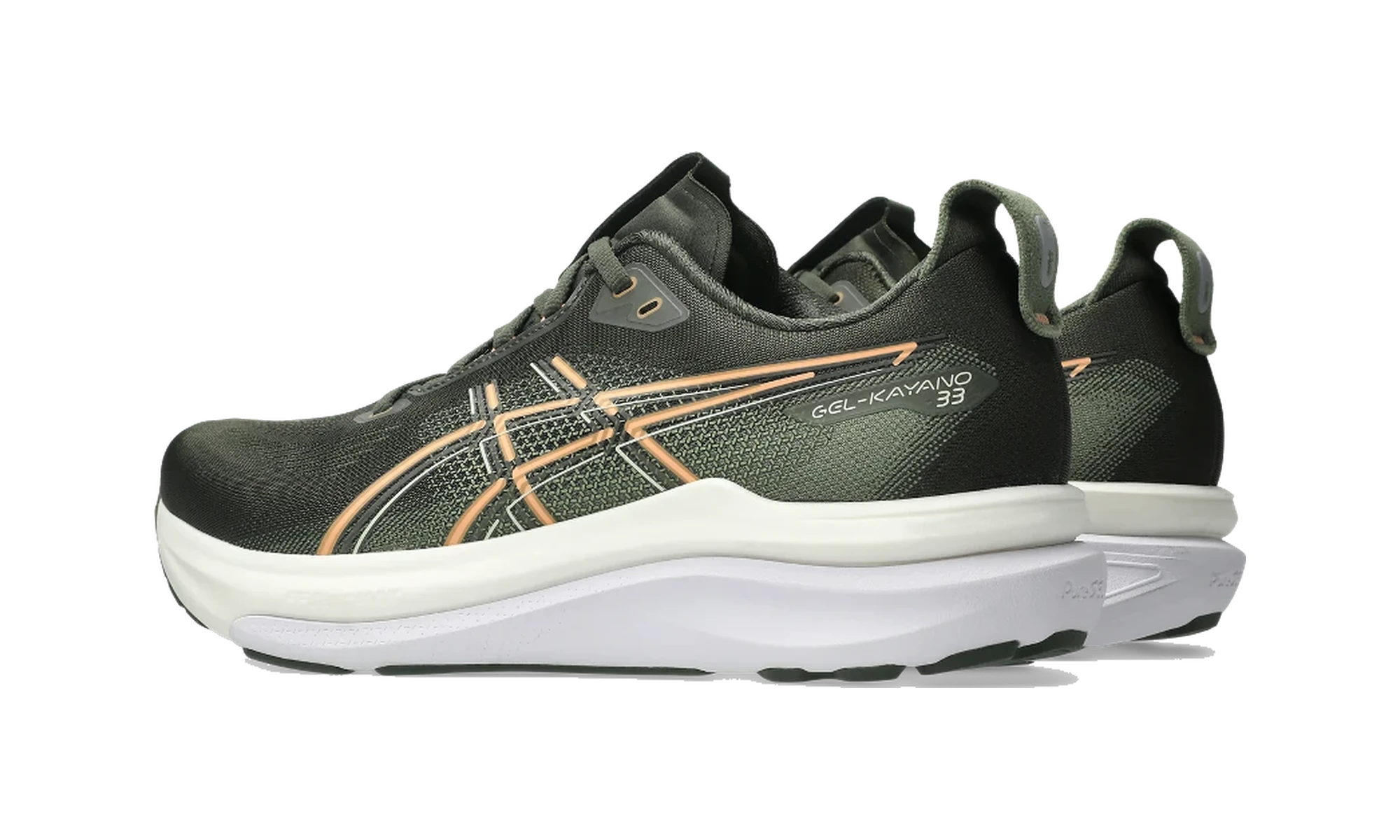 ASICS Gel-Kayano 33 Vintage Khaki Bright Sunstone