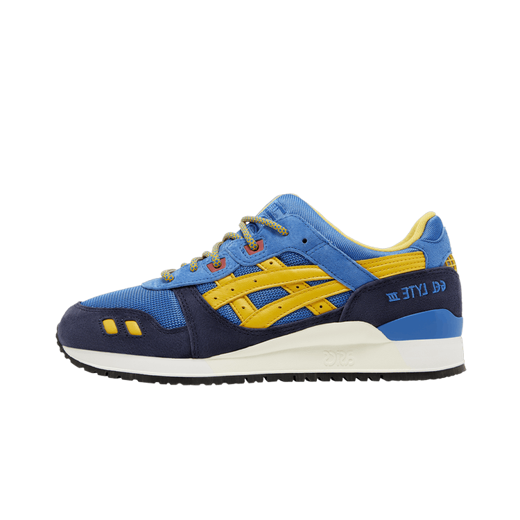 ASICS Gel-Lyte III '07 Remastered Kith Marvel X-Men Cyclops Opened Box (Trading Card Not Included), Navy/Royal Blue-Yellow-Red (1201A961-400)