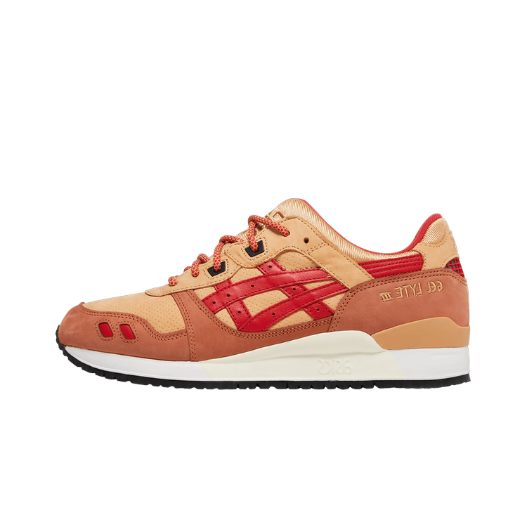 ASICS Gel-Lyte III '07 Remastered Kith Marvel X-Men Gambit Opened Box (Trading Card Not Included), Tan/Brown-Red (1201A962-200)