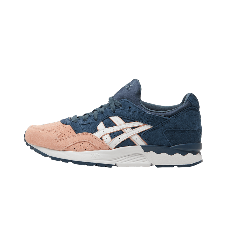 ASICS Gel-Lyte V Kith Salmon Toe, Blue/Salmon (1201A542-700)