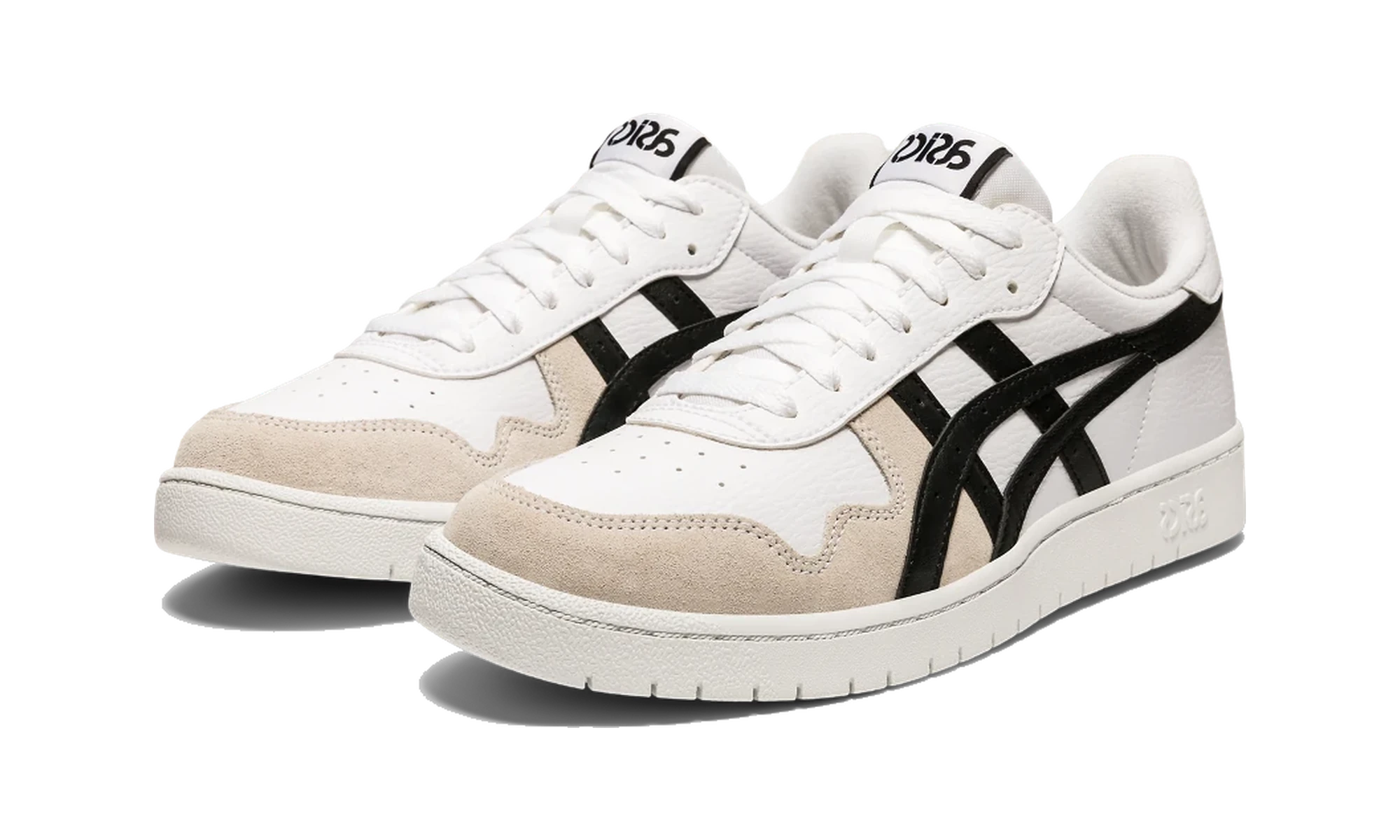 ASICS Japan S White Black Beige Toe