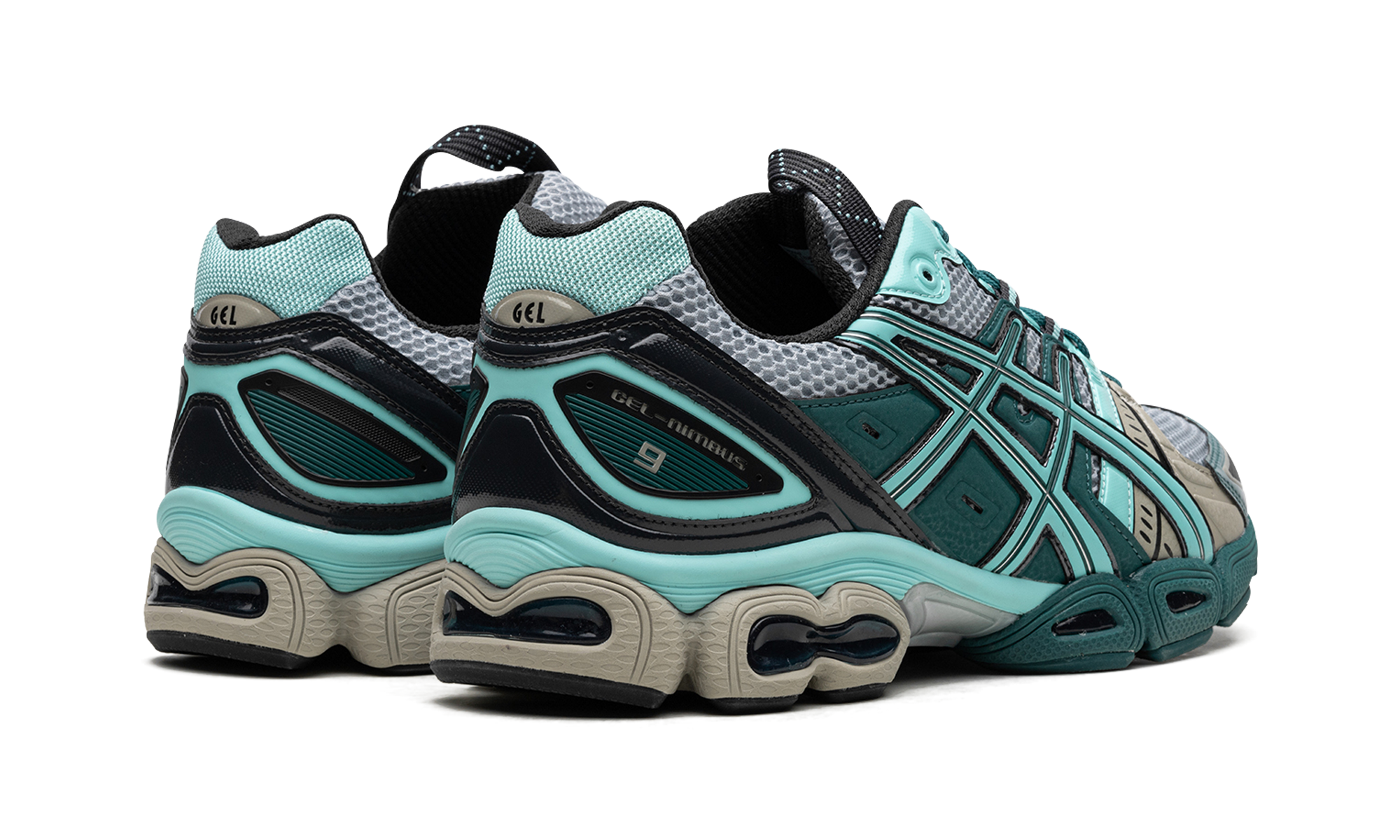 ASICS UB3-S Gel-Nimbus 9 Kiko Kostadinov Piedmont Grey Aruba Blue