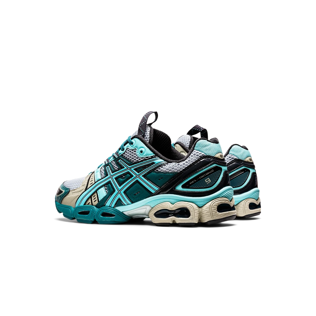 ASICS UB3-S Gel-Nimbus 9 Kiko Kostadinov Piedmont Grey Aruba Blue, Piedmont Grey/Aruba Blue (1201A442-020)