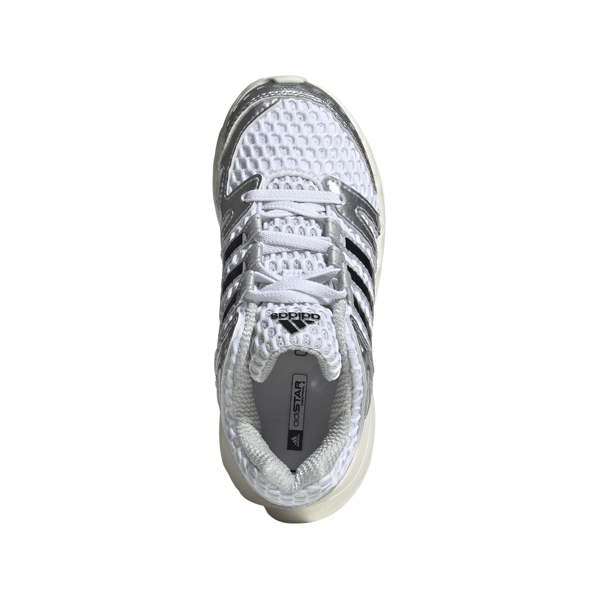 Adidas Adistar Control 5 Elastic Lace White Silver Metallic Grey (PS)