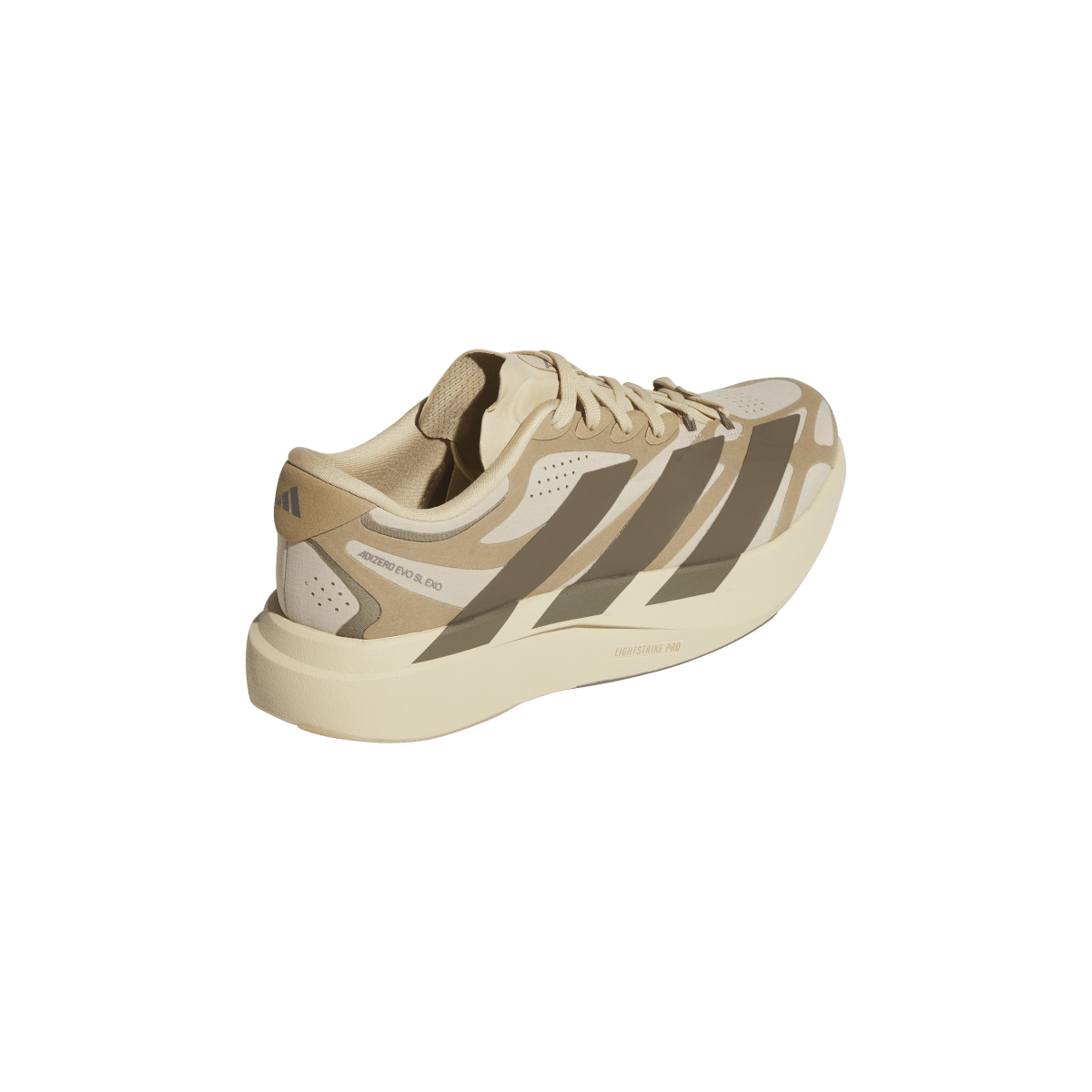 Adidas Adizero EVO SL EXO Suede Magic Beige Carbon Cardboard