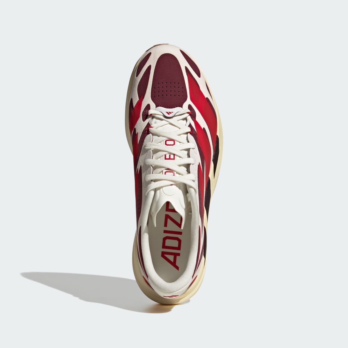 Adidas Adizero EVO SL EXO Suede Off White Better Scarlet Maroon