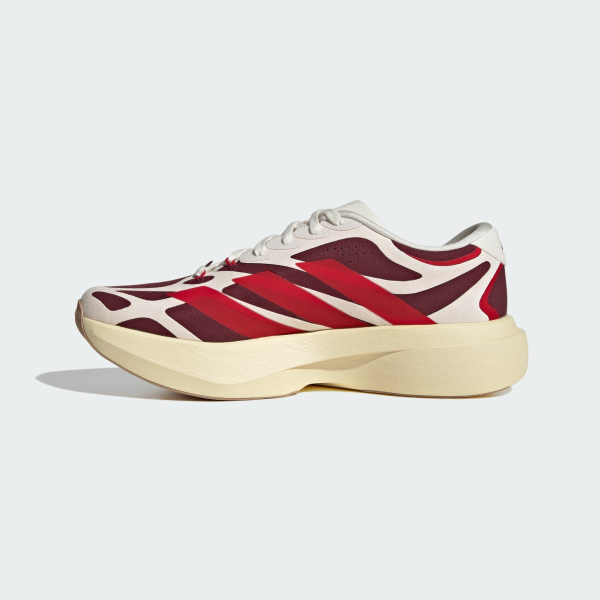 Adidas Adizero EVO SL EXO Suede Off White Better Scarlet Maroon