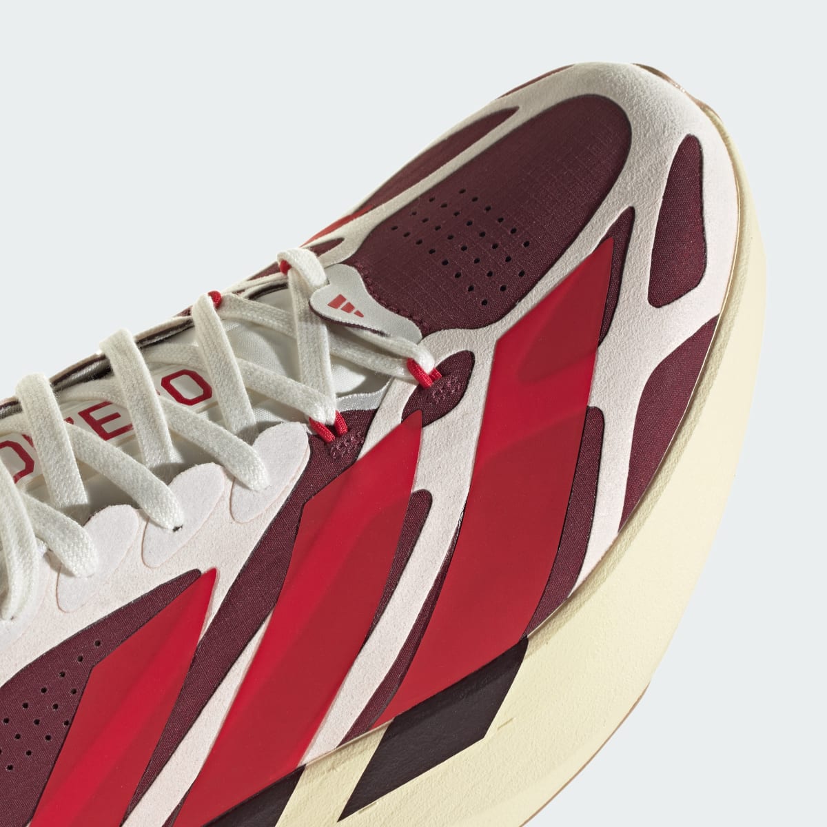 Adidas Adizero EVO SL EXO Suede Off White Better Scarlet Maroon