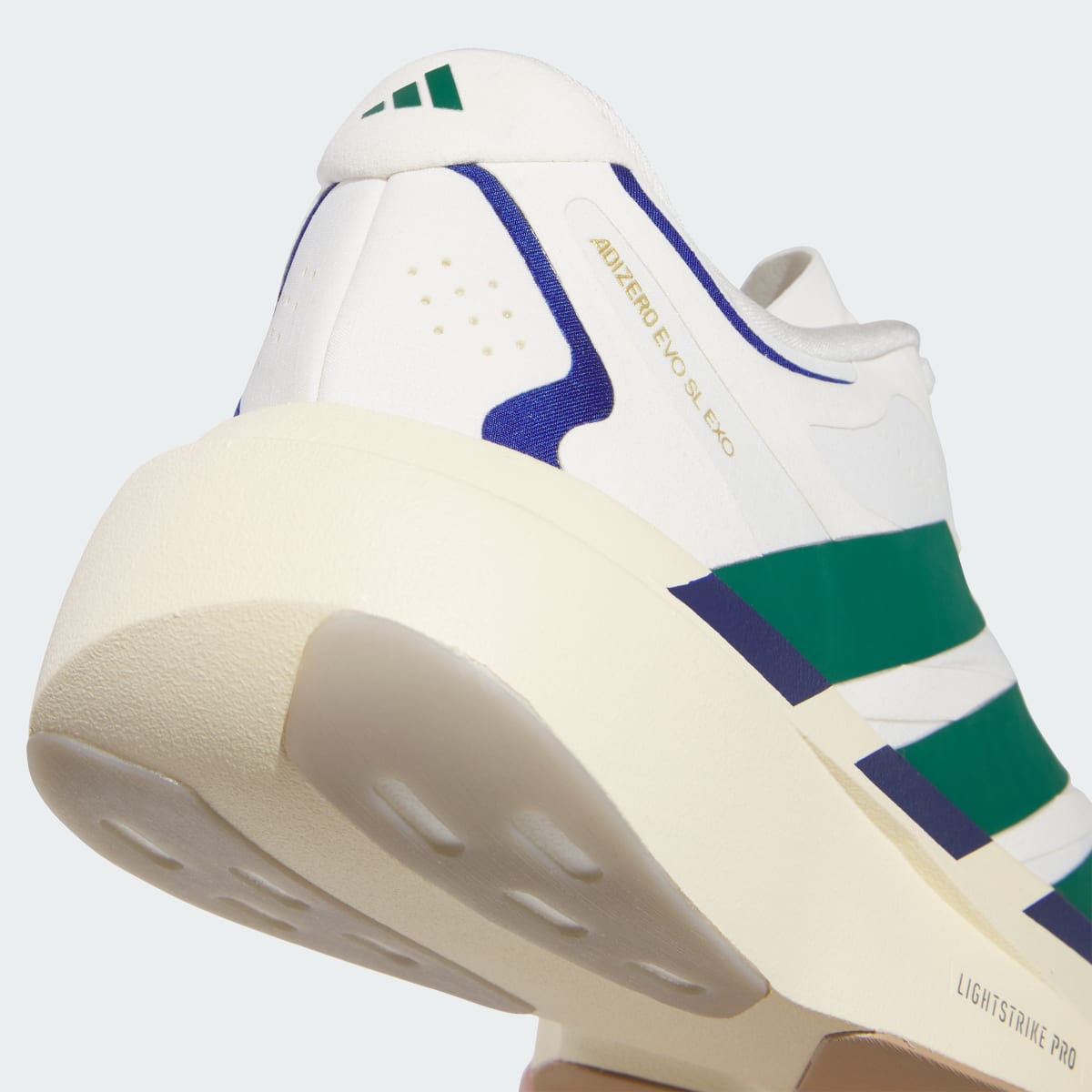 Adidas Adizero Evo SL EXO Suede White Collegiate Green Cream