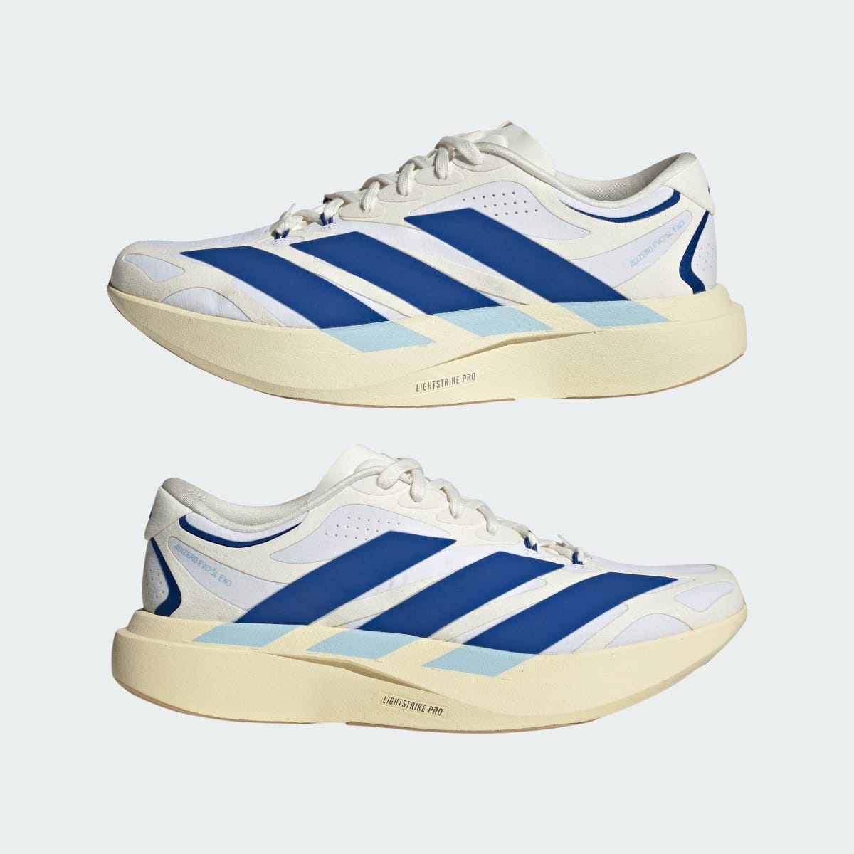 Adidas Adizero Evo SL EXO Suede White Royal Clear Sky