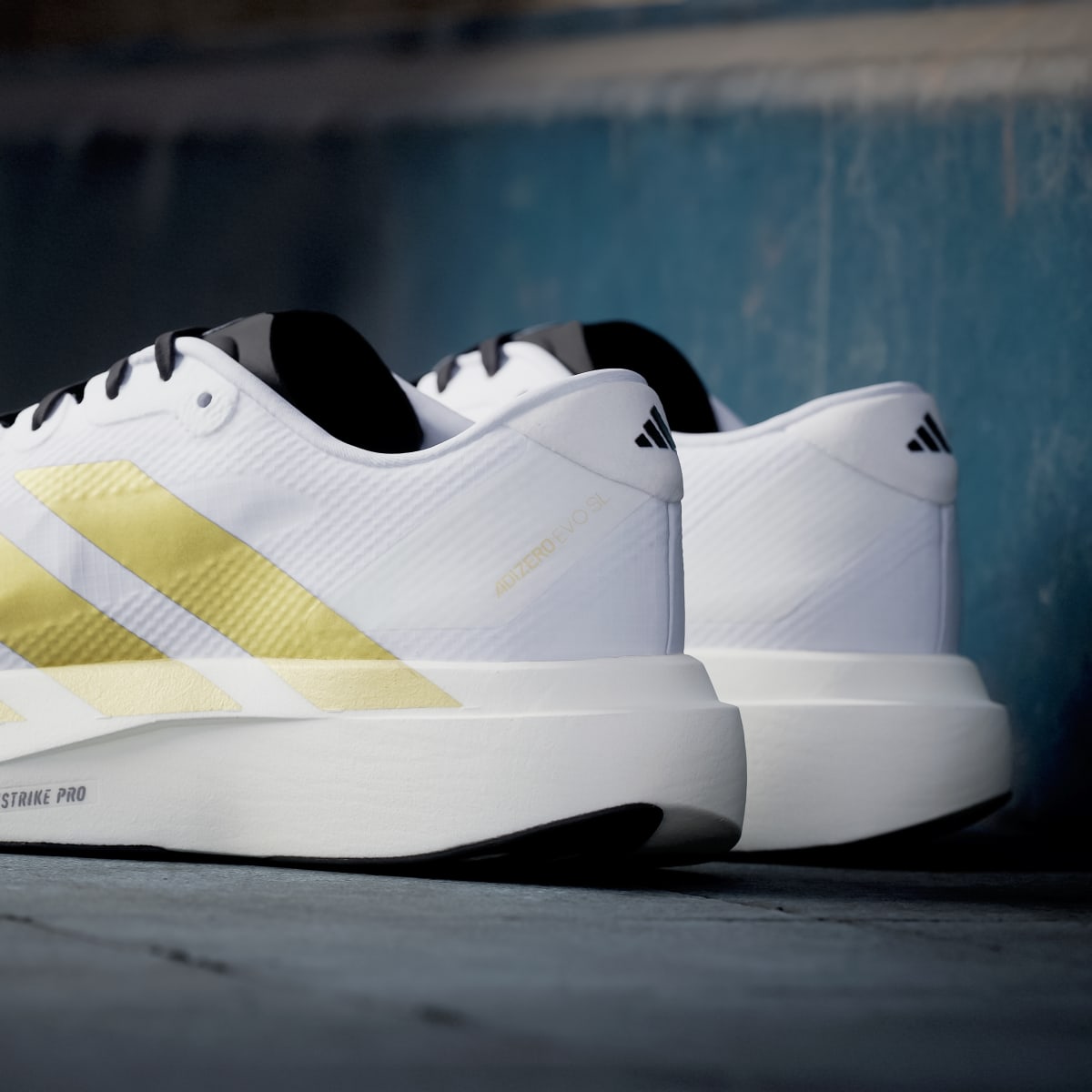 Adidas Adizero Evo SL White Matte Gold
