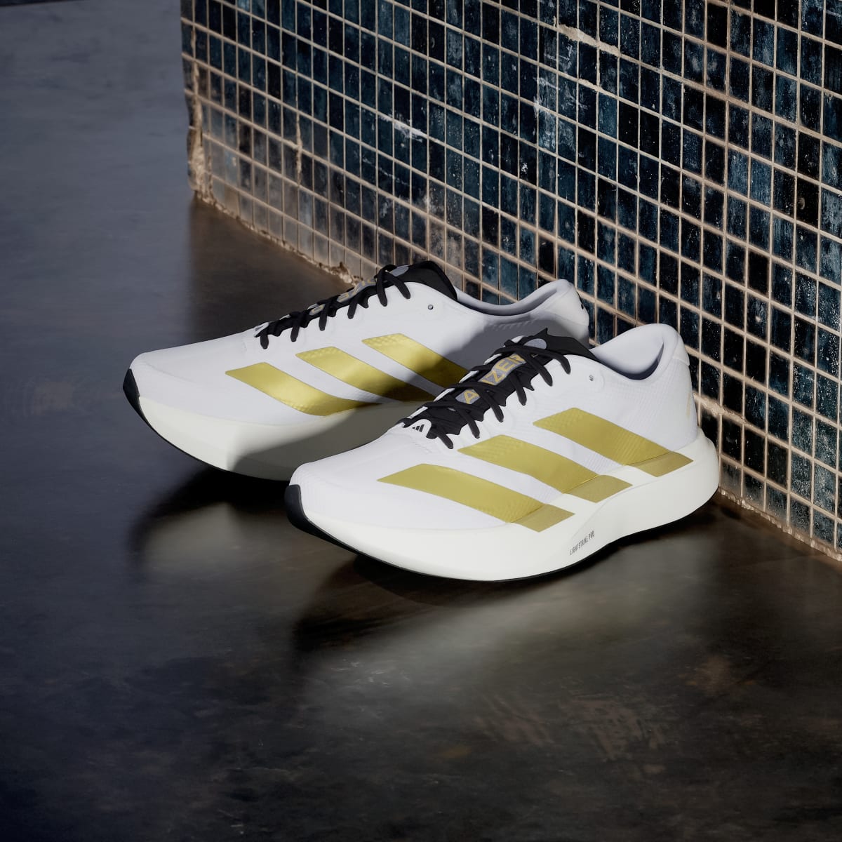 Adidas Adizero Evo SL White Matte Gold