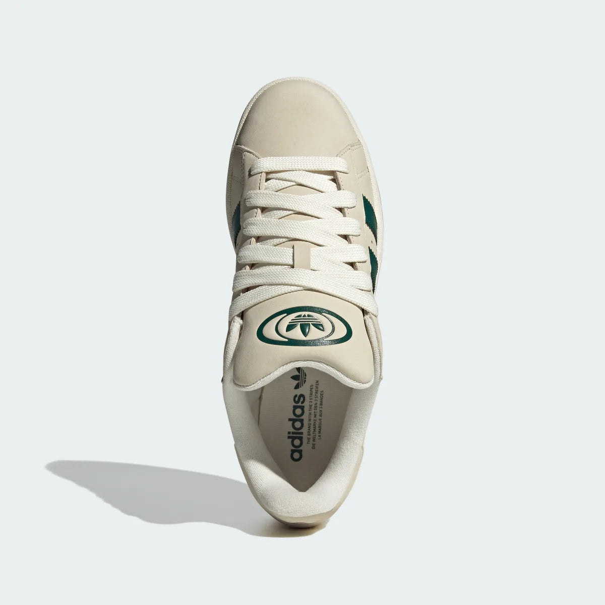 Adidas Campus 00s Cream White Collegiate Green, Cream White/Collegiate Green/Off White (JS3446)