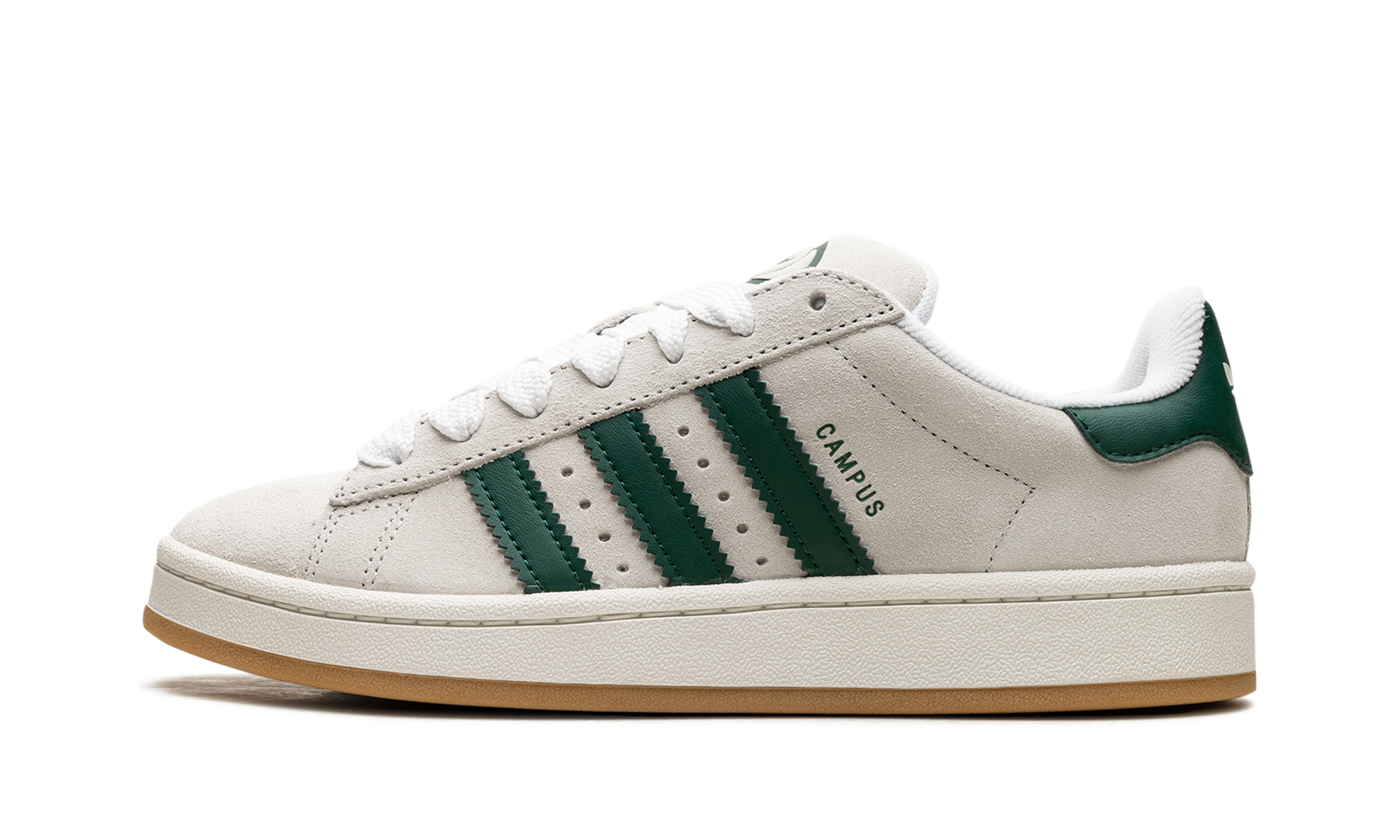 Adidas Campus 00s Crystal White Collegiate Green