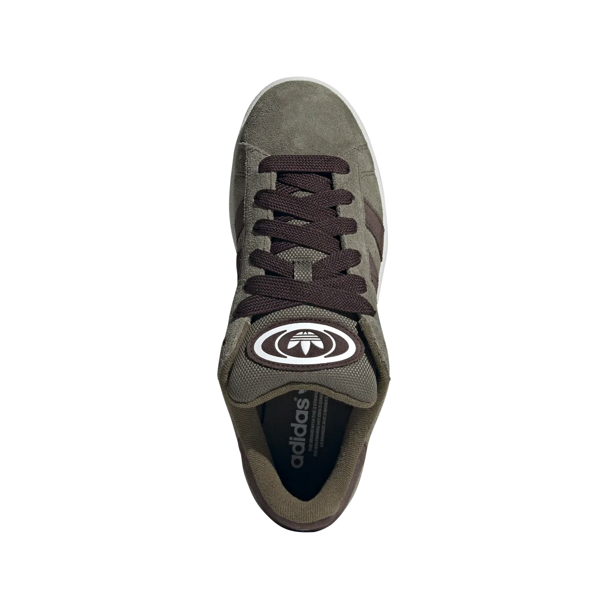 Adidas Campus 00s Olive Strata Dark Brown, Olive Strata/Dark Brown/Cloud White (ID1418)