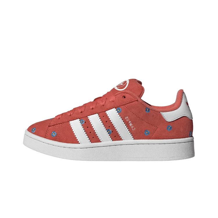 Adidas Campus 00s Preloved Scarlet Floral, Preloved Scarlet/Footwear White/Light Blue (IF9639)