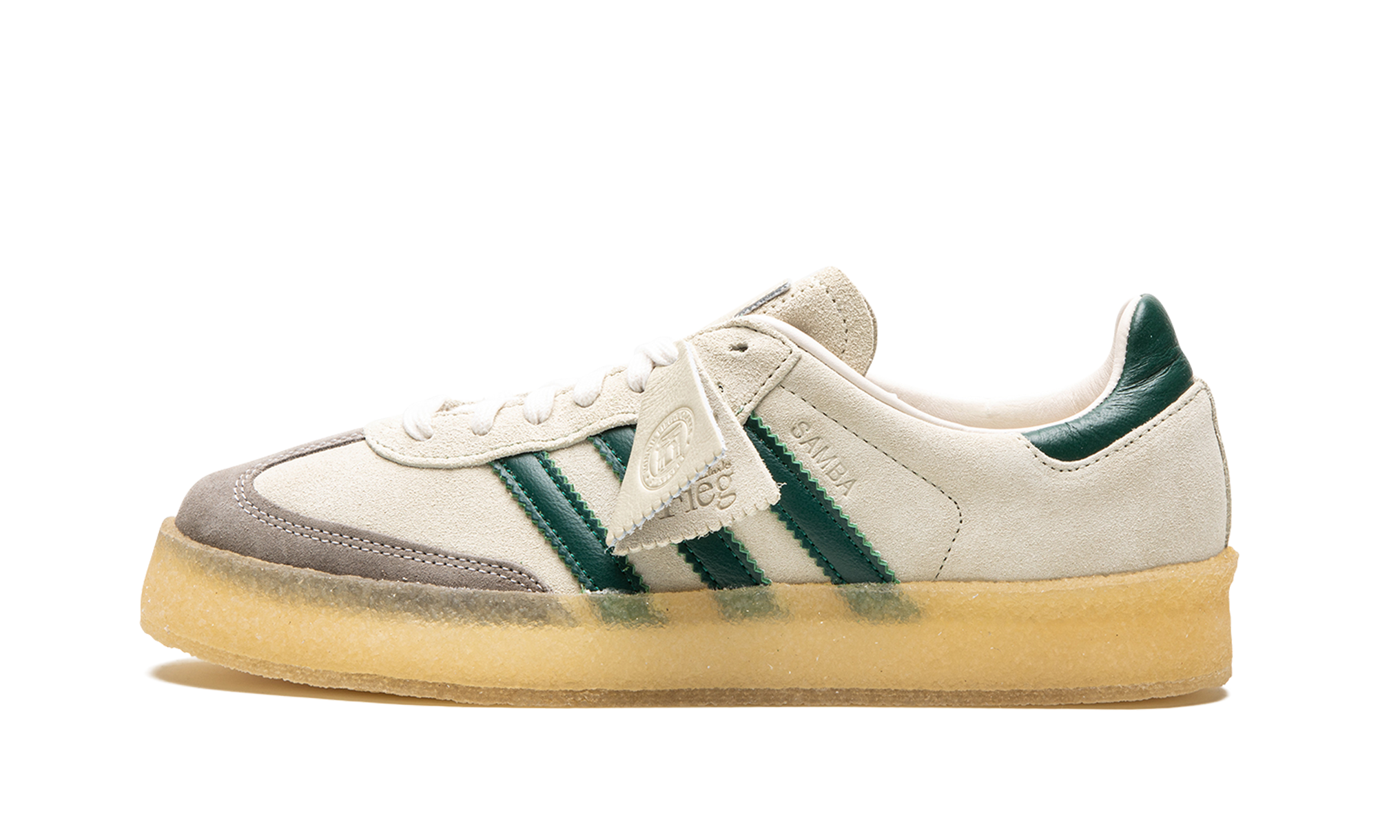 Adidas Clarks 8th Street Samba by Ronnie Fieg Chalk White Green