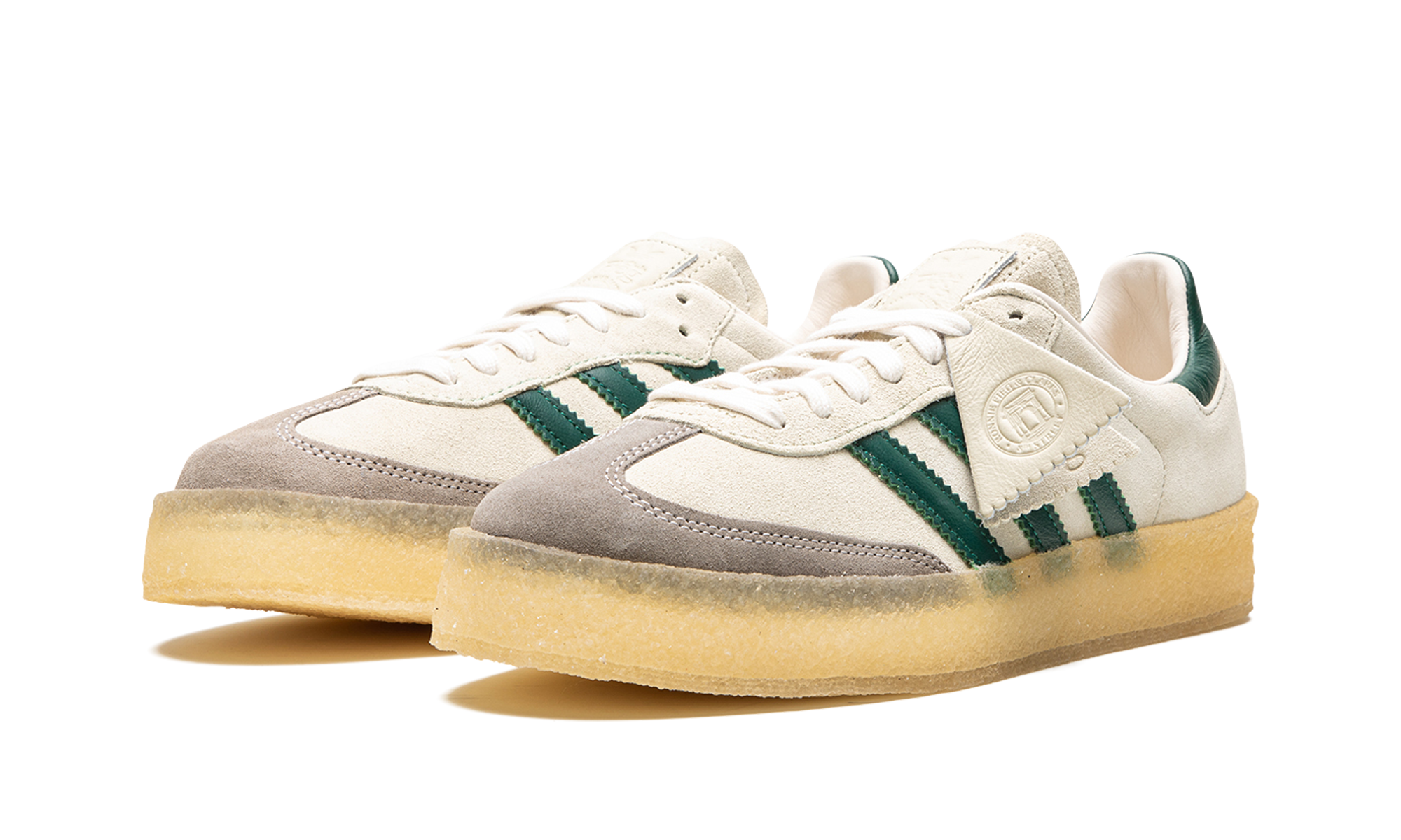 Adidas Clarks 8th Street Samba by Ronnie Fieg Chalk White Green