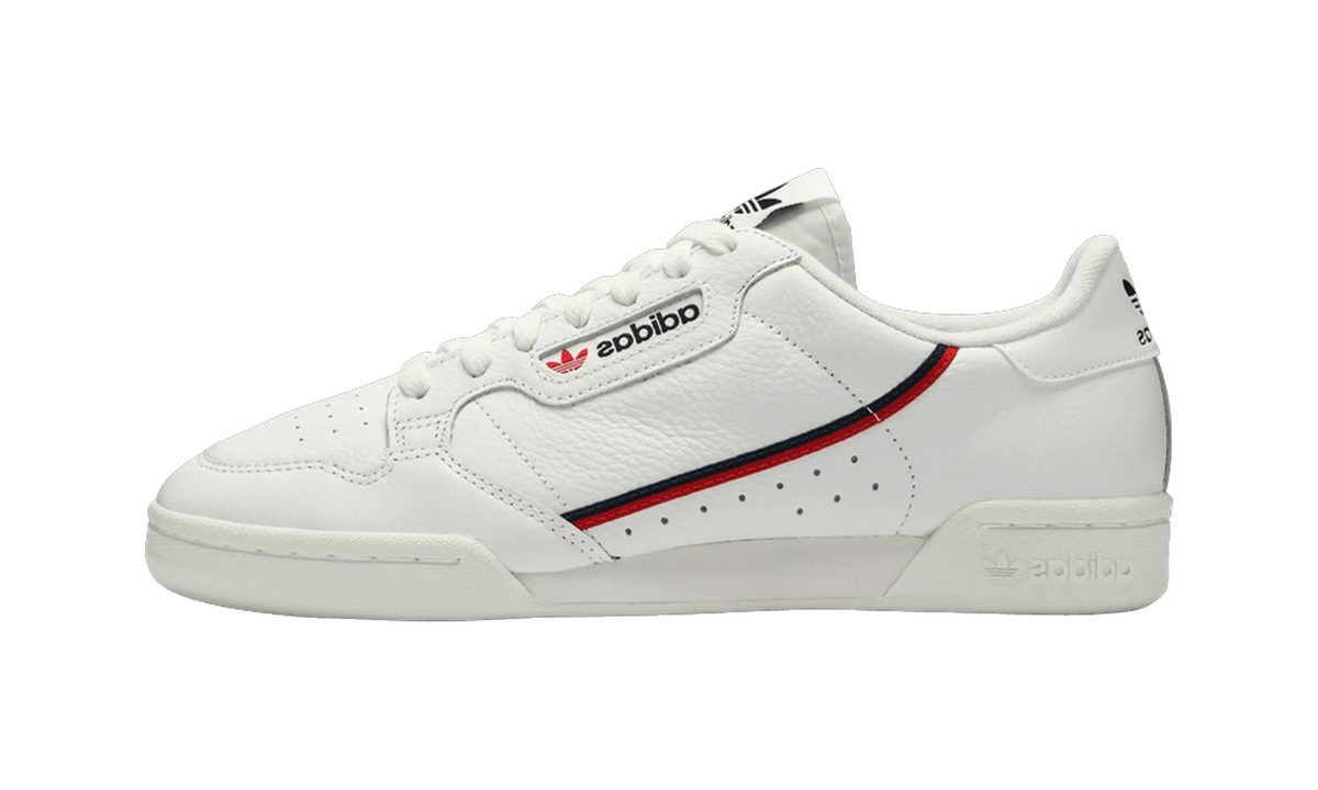 Adidas Continental 80 White Scarlet Navy