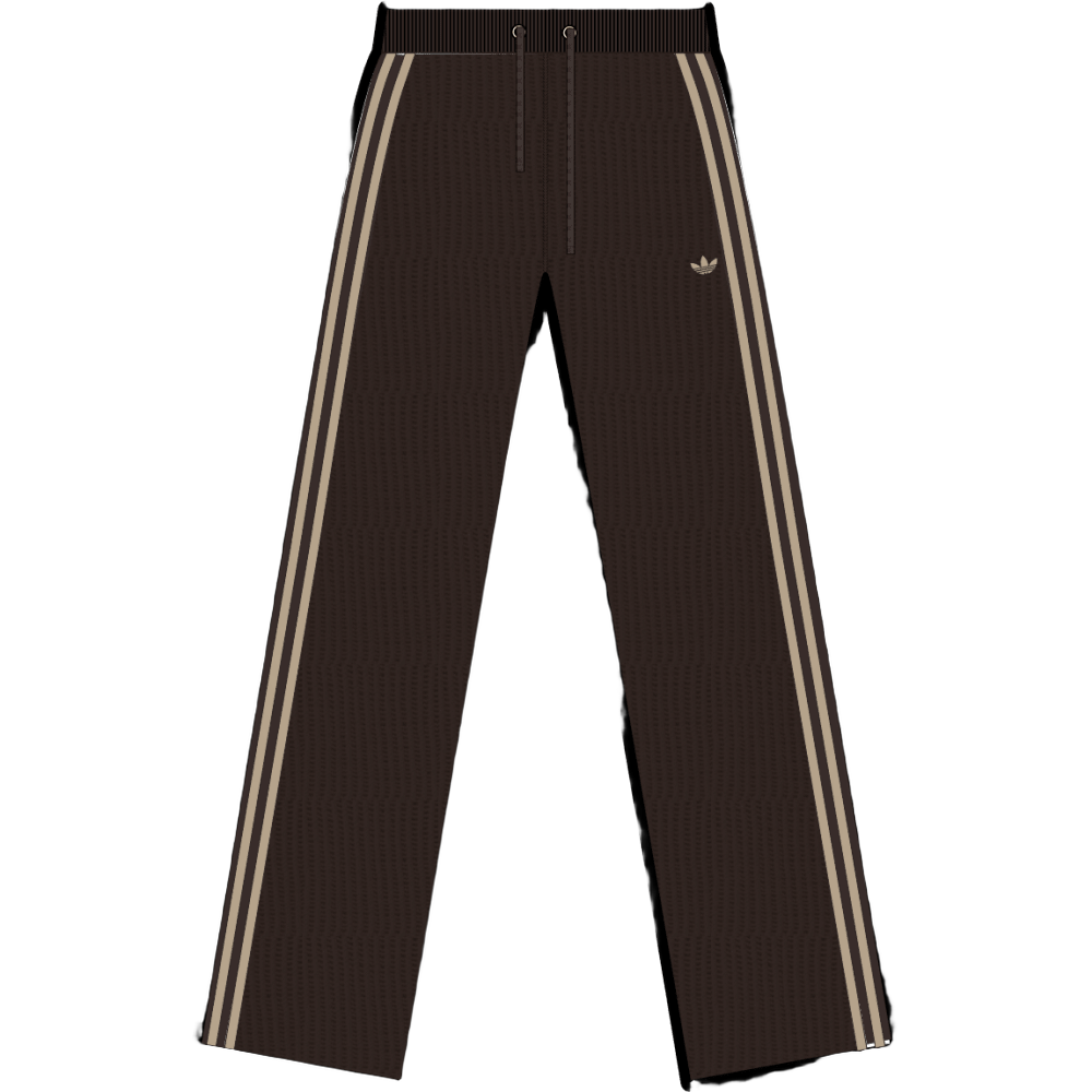 Adidas Crochet Track Pants Aurora Coffee Magic Beige