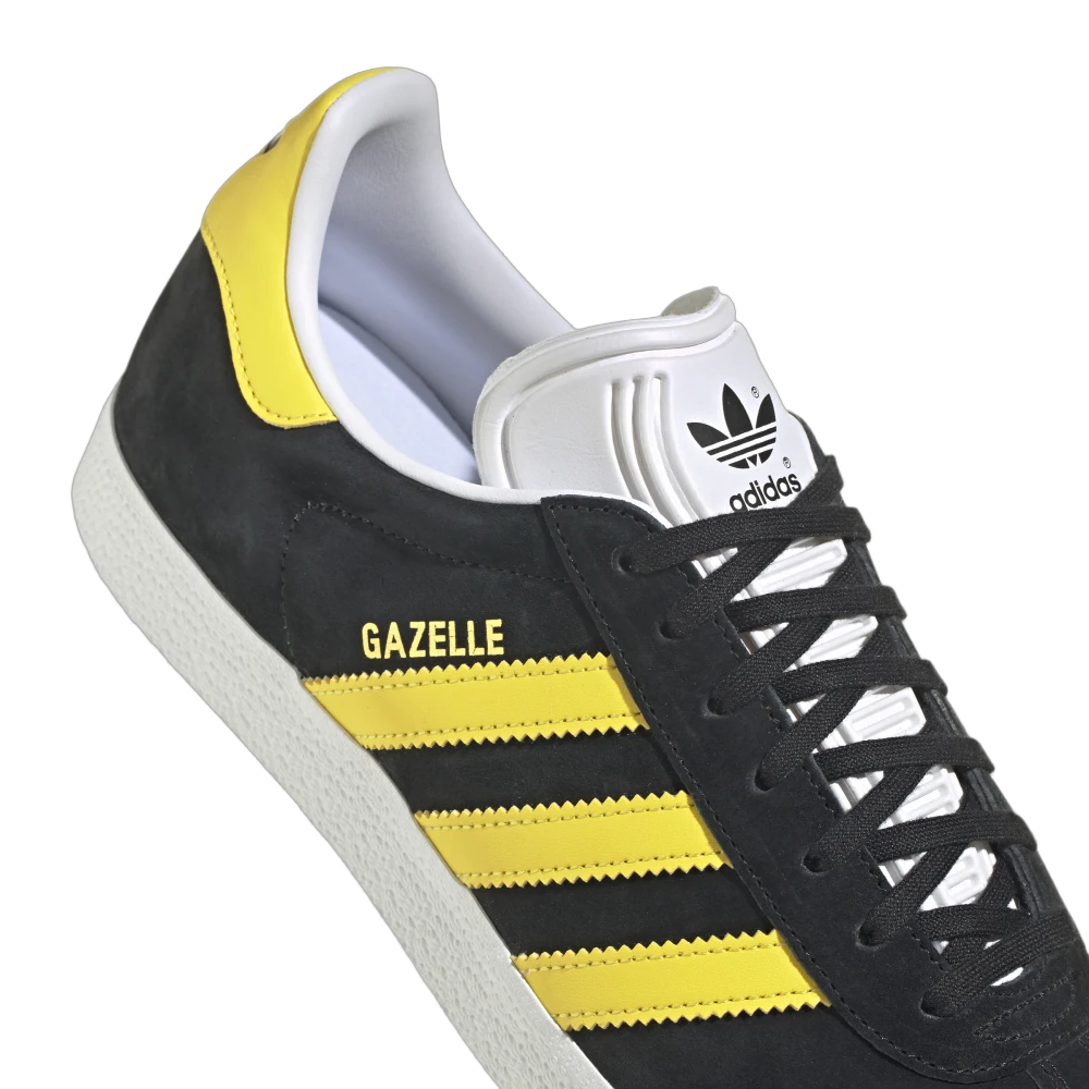 Adidas Gazelle Black Impact Yellow, Core Black/Impact Yellow/Cloud White (IG0669)