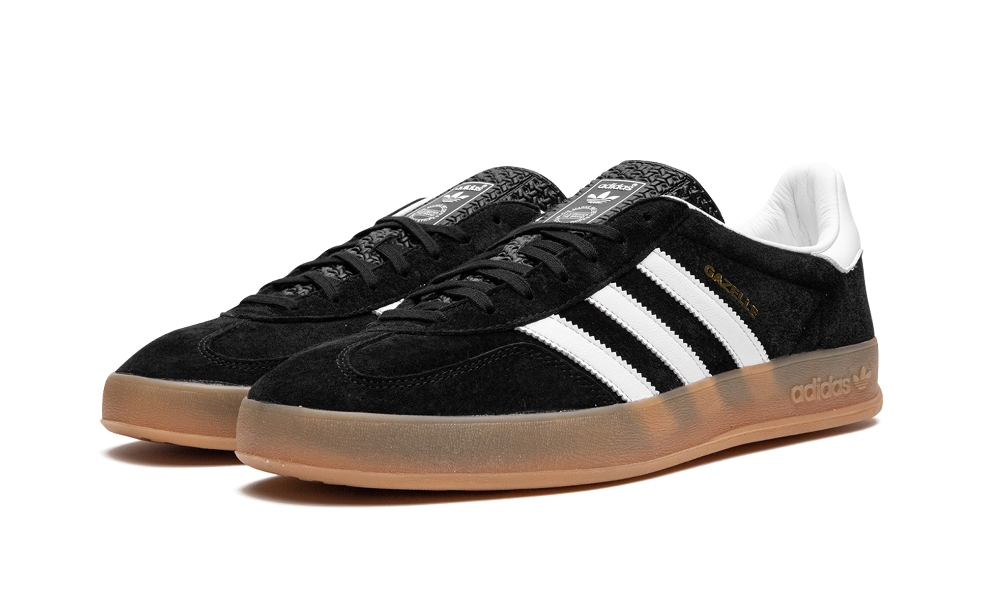 Adidas Gazelle Black White Gum