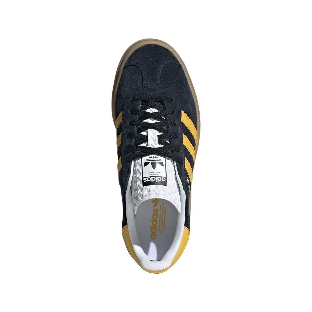 Adidas Gazelle Bold Black Bold Gold, Core Black/Bold Gold/Cloud White (IE0422)
