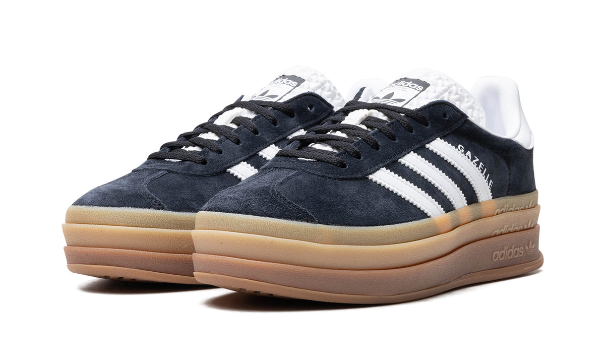 Adidas Gazelle Bold Black White Gum