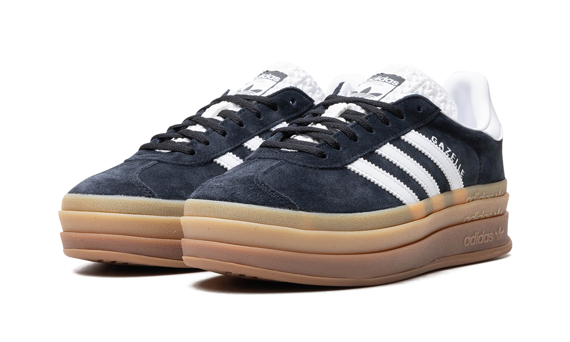 Adidas Gazelle Bold Black White Gum