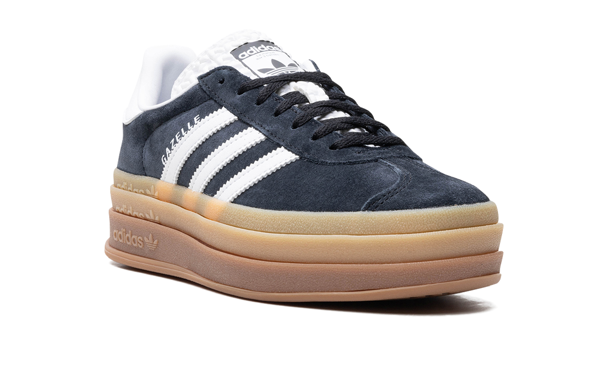 Adidas Gazelle Bold Black White Gum